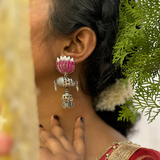 Neerja Kamal Jhumka | Sadabahaar Oxidised Jewellery JanpathOnline Nov'24