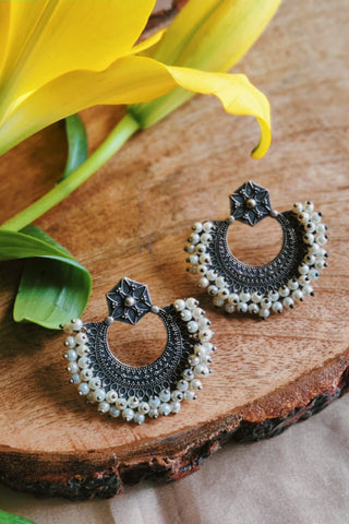 Asonia Pearl Finish Earrings