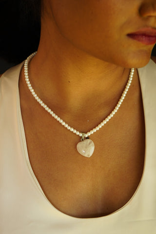 The Dilbahaar Necklace | Agate & Pearl Necklace