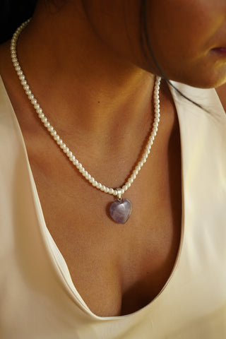 The Dilbahaar Necklace | Agate & Pearl Necklace