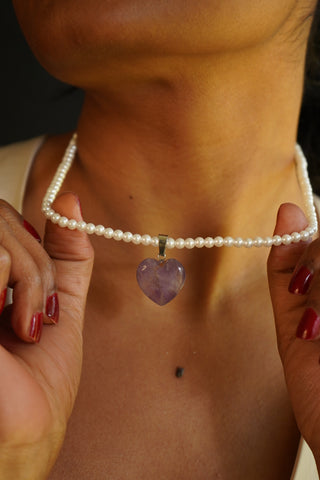 The Dilbahaar Necklace | Agate & Pearl Necklace
