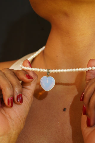 The Dilbahaar Necklace | Agate & Pearl Necklace