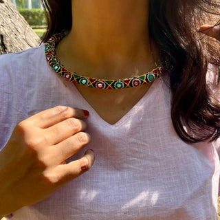 Arezo | Rangrez Kutchi Fabric Hasli