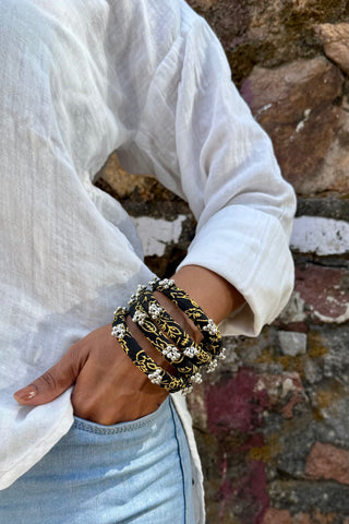 The NIsha BanglePair of Two | Block Print Bangles