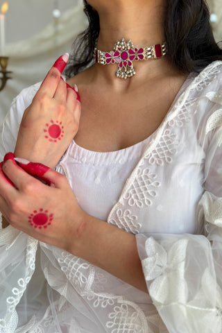 The Sheeesh Mahal Choker | The Chandni Collection