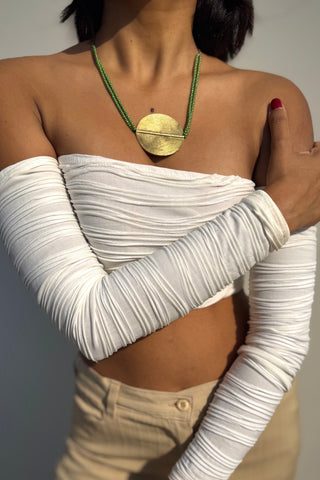 Athena Beaded Necklace | DEVI Dokra Jewellery by JanpathOnline