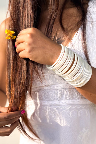 Seep Nazakat Bangles (Set of 24) | Kanchan November'24