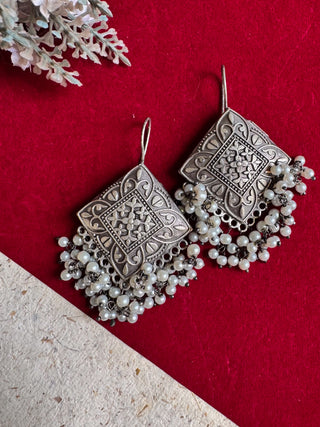 Basanti Brass Jhumkas