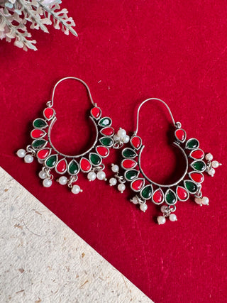 Uma Stonework Jhumkas