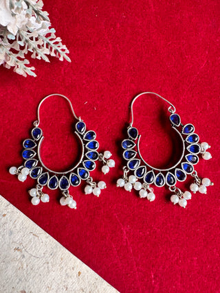 Uma Stonework Jhumkas
