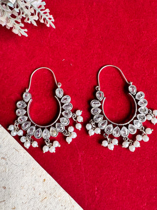 Uma Stonework Jhumkas
