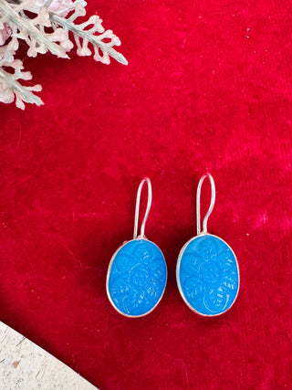 Chhavi | Mini Oxidised Stone Work Earrings