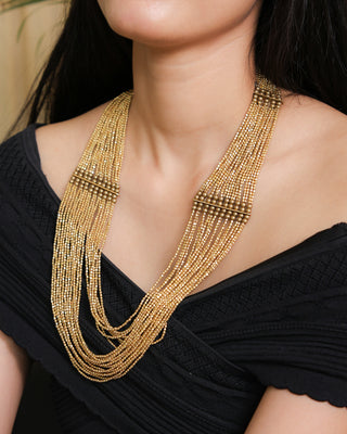 Luna Necklace | DEVI Dokra Jewellery by JanpathOnline