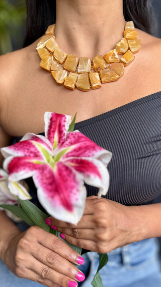 A Heart of Yellow | Nest of Stones Necklace