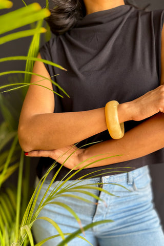 Inayat | Vintage Wooden Handpainted Bangle