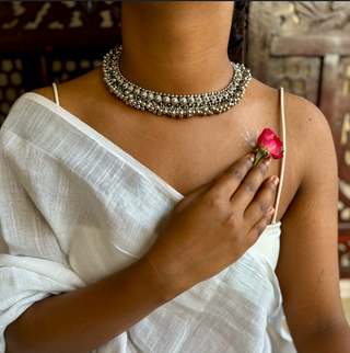Kutchi Oxidised Choker