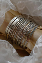 Load image into Gallery viewer, Silver Textured Bangles
