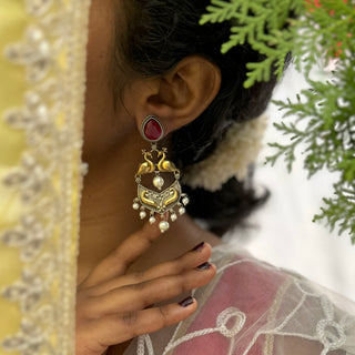 Hansini Jhumka | Sadabahaar Oxidised Jewellery JanpathOnline Nov'24