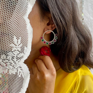 Rimjhim Stonework Earrings | Shringaar July'24