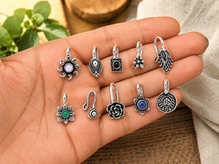 Wardha Nose Clip Combo | Silver Lookalike Nose Clips Made in Jaipur