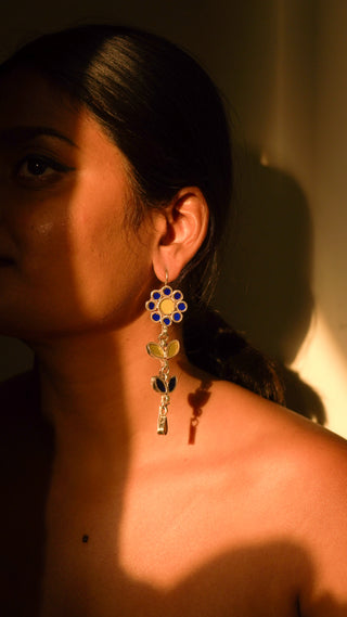 Gulbahaar Aaina Mirrorwork Earrings
