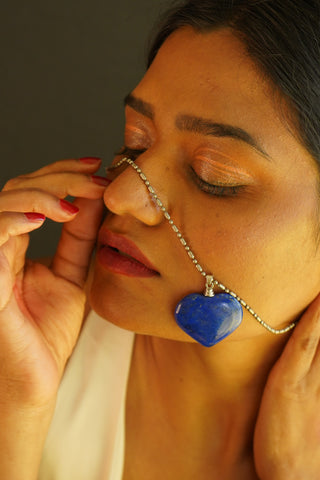 Dil Samandar Necklace | The Lapis Pendant