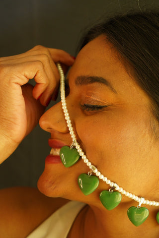 Dil Araam Haar | Agate & Pearl Necklace