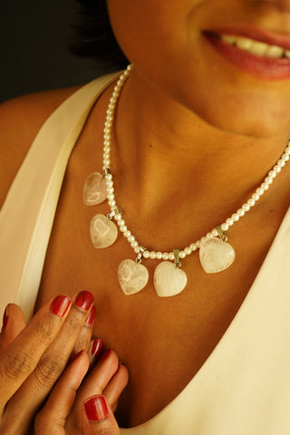 Dil Araam Haar | Agate & Pearl Necklace