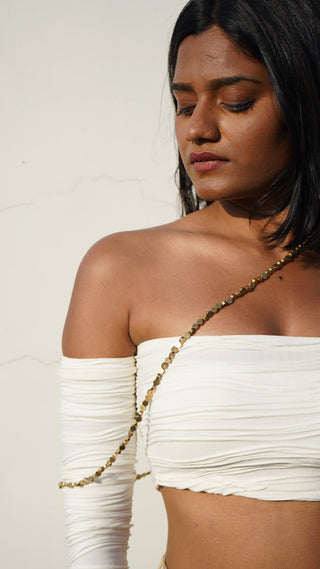 The Eris Gold Bead Necklace | Devi Dokra Jewellery by JanpathOnline