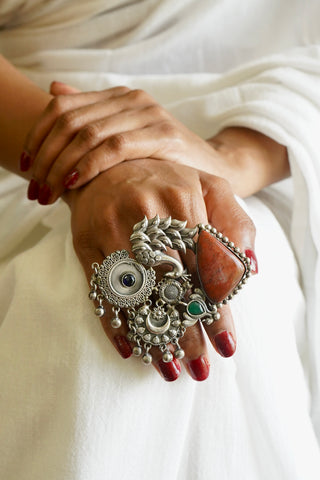 Mrinalini - The Statement One of a Kind Ring | Mukhtalif