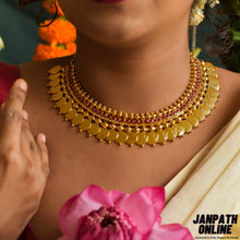 Load image into Gallery viewer, Amala | Lakshmi Kasu Necklace Set | Abhushanam

