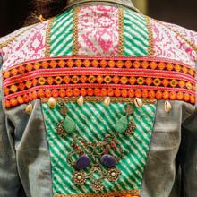 Load image into Gallery viewer, Samru | Hasrat Gully | Denim  Customised Patchwork Jackets
