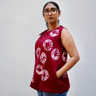 The Red Tie Dye Top | Durga Pujo & Navratri Special Hasrat Gully Drop