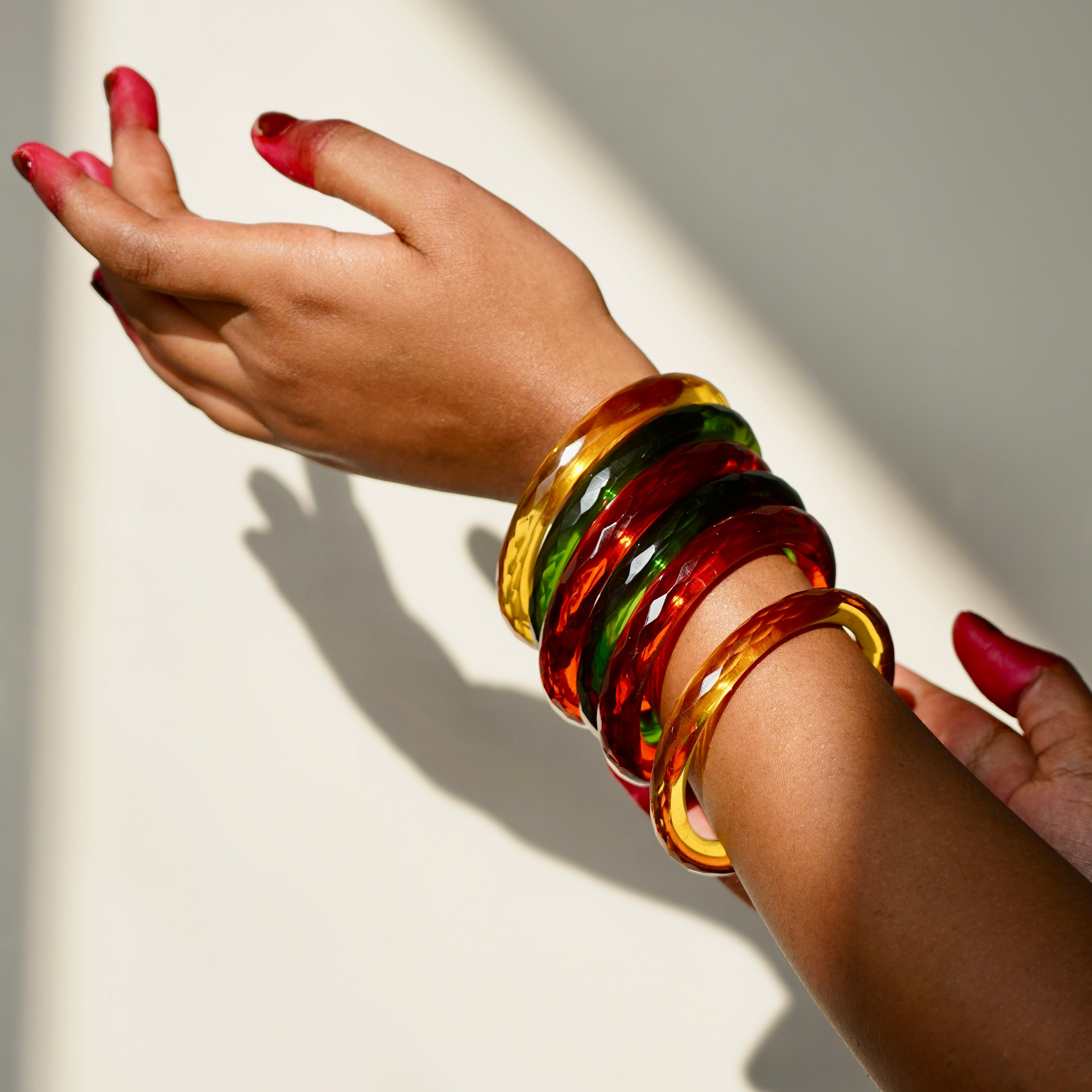 Shaam Ki Dhoop Glass Bangles Combo1