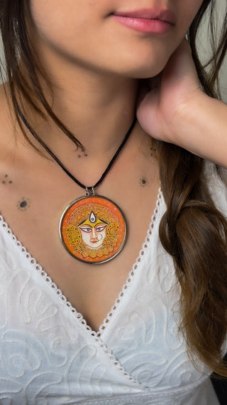 Jagdamba Pichwai Pendant | Tasveeron Wale Haar