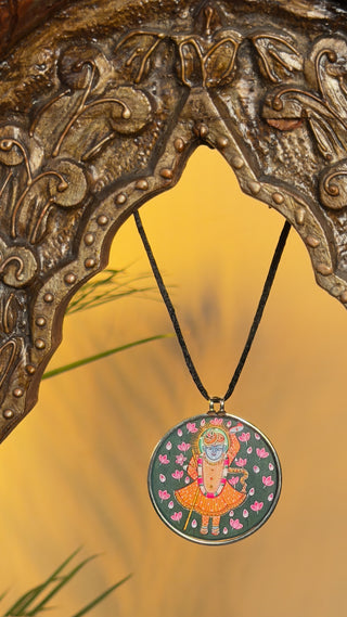 Nathdwara Shrinathji Pichwai Pendant | Tasveeron Wale Haar