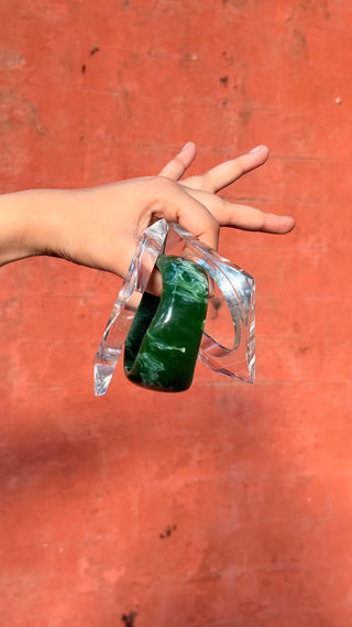 Zaiqa | Vintage Wooden & Resin Bangle Stack