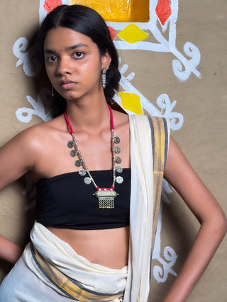 Amba Lambani Necklace | Traditional Coin & Metal Work Tribal Necklace