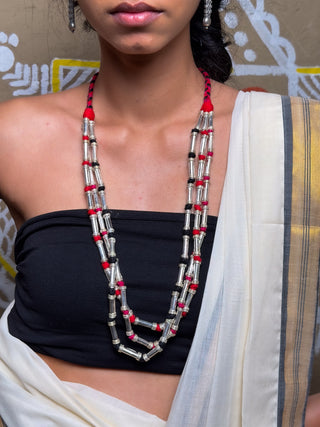 Gauri Lambani Threadwork Necklace | Traditional Coin & Metal Work Tribal Necklace