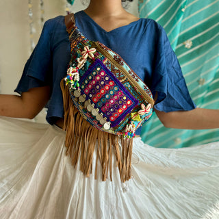 Aasmani | Statement Fanny Pack | Kutchi Bag Drop October'24