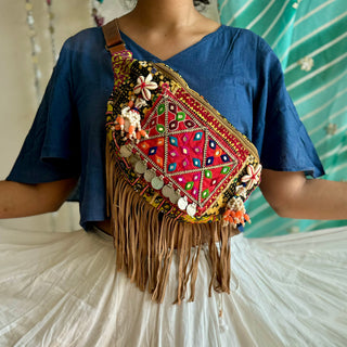 Gulaabi Patti | Statement Fanny Pack | Kutchi Bag Drop October'24