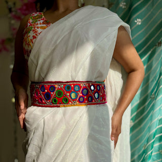 Soni Kutchi Mirrowork Belt | The Kutchi Drop October'24