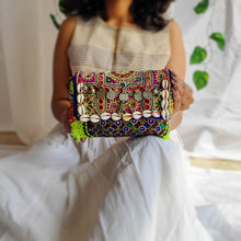Load image into Gallery viewer, Shirin | PacthworkKutchi Clutch with Sling | Kutchi Bag Drop Sep&#39;23
