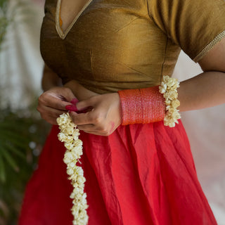 Surajmukhi Gulaab | Light Pink Boond Studded Glass Bangles (Set of 12) | Kanchan October'24