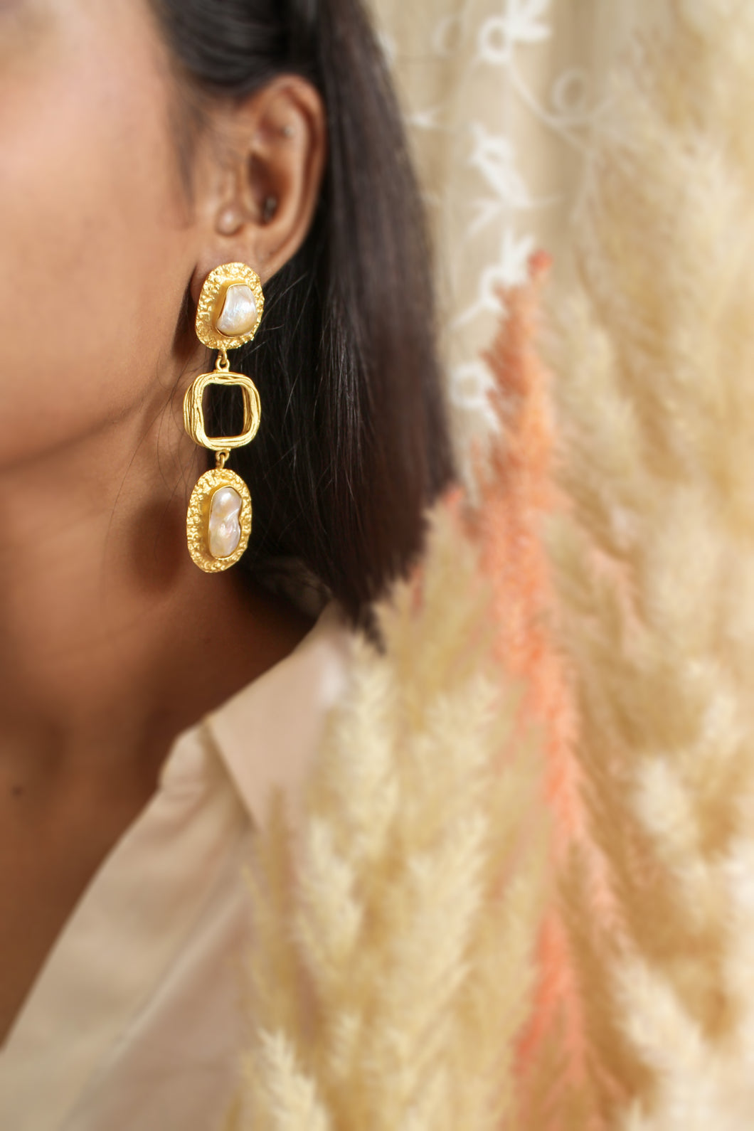 The Baroque Pearl Earrings