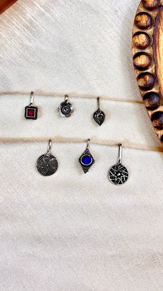Radhika Nose Clip Combo | Silver Lookalike Nose Clips Made in Jaipur