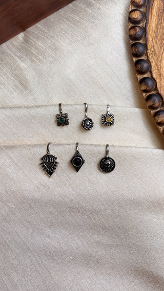 Anya Nose Clip Combo | Silver Lookalike Nose Clips Made in Jaipur