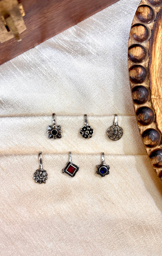 Leena Nose Clip Combo | Silver Lookalike Nose Clips Made in Jaipur
