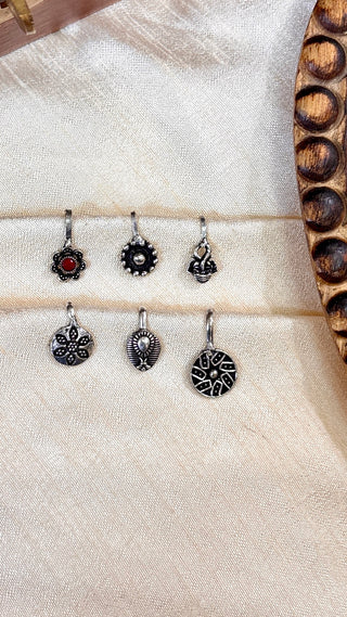 Shreya Nose Clip Combo | Silver Lookalike Nose Clips Made in Jaipur
