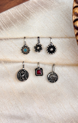 Vartika Nose Clip Combo | Silver Lookalike Nose Clips Made in Jaipur